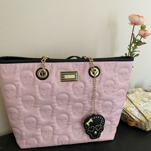 Bubble gum Pink Betsey Tote W/ Clutch